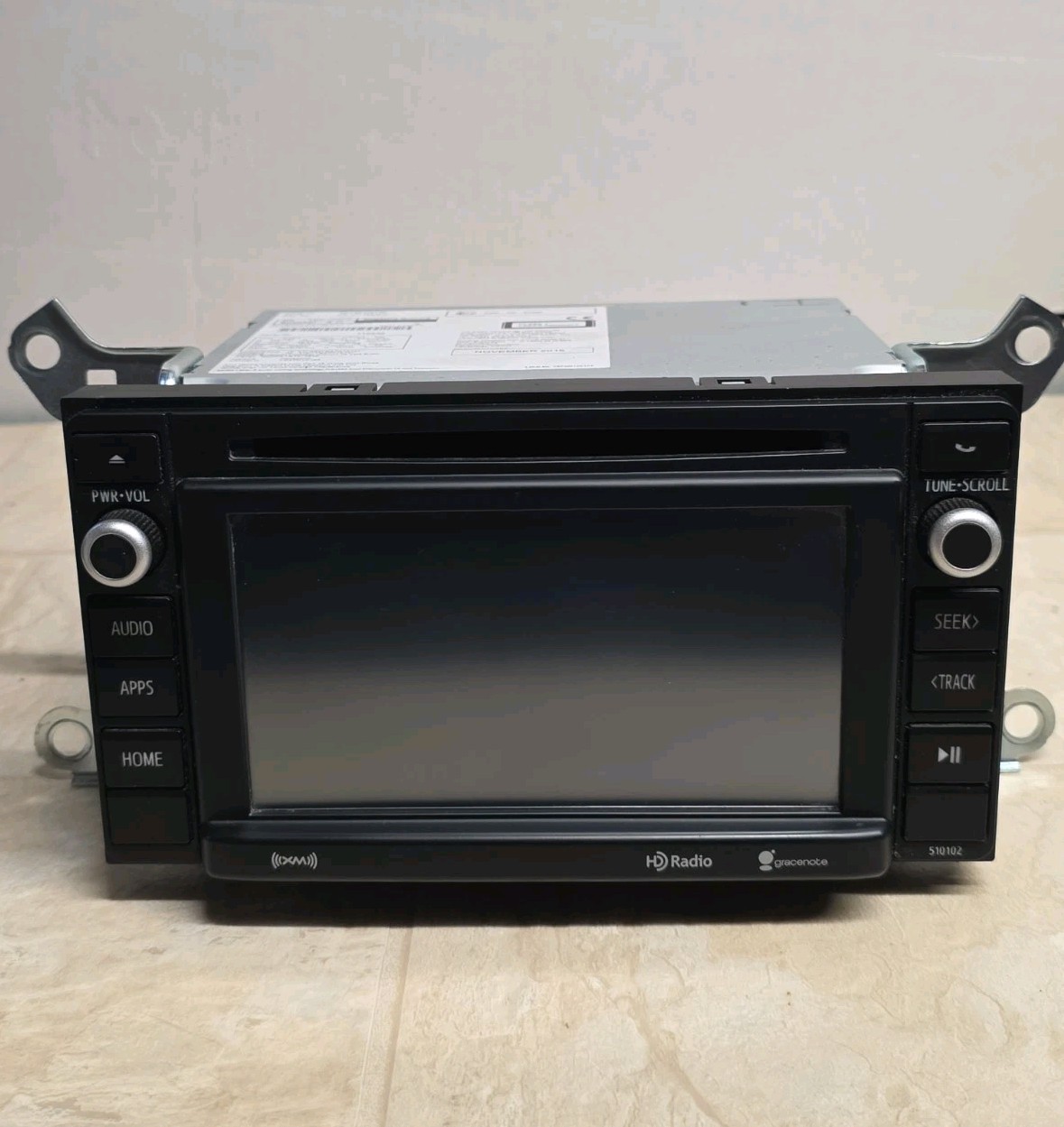 2016 – 2019 Toyota Tacoma Audio Radio Display Screen OEM Model No. 86140-04180