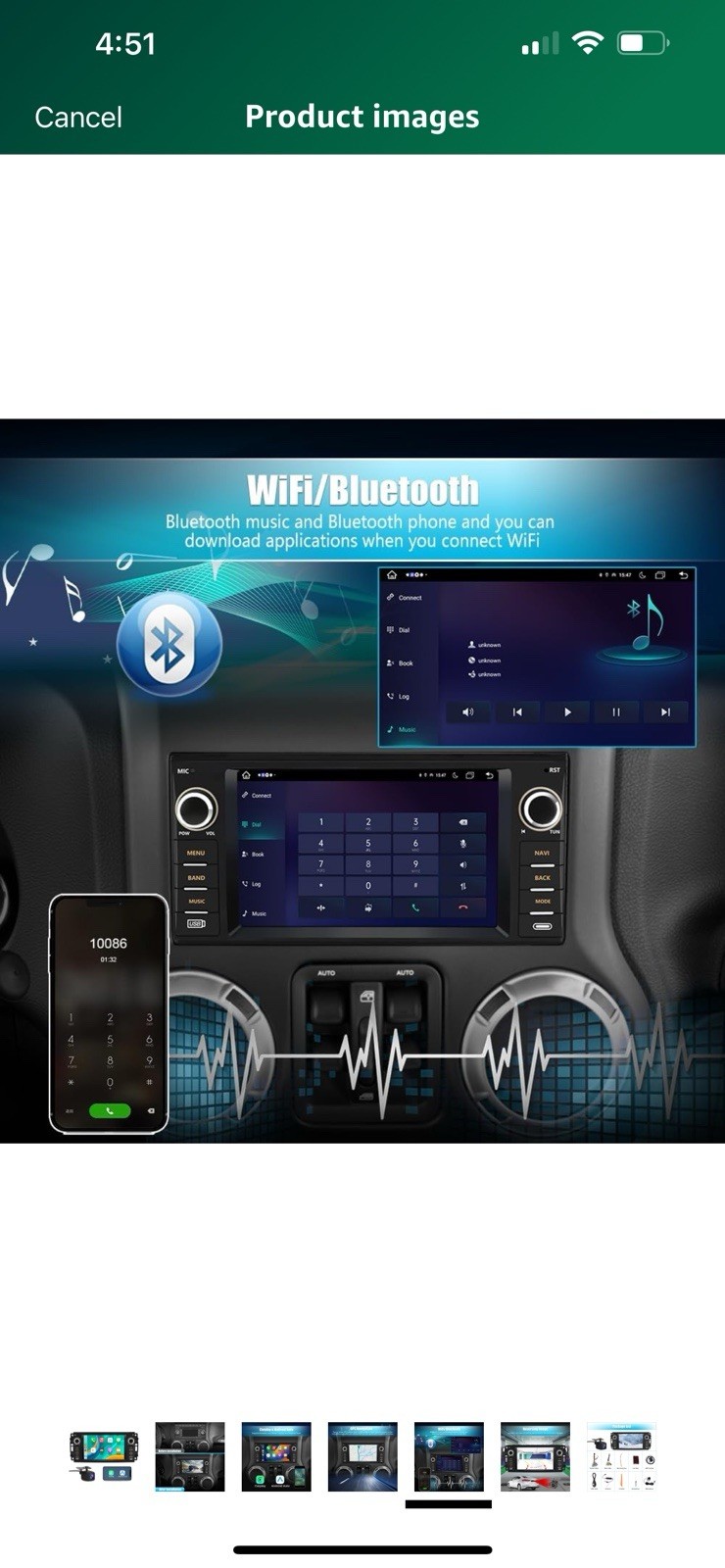 Android 12 Car Stereo For Jeep Wrangler Dodge RAM Avenger Challenger Chrysler