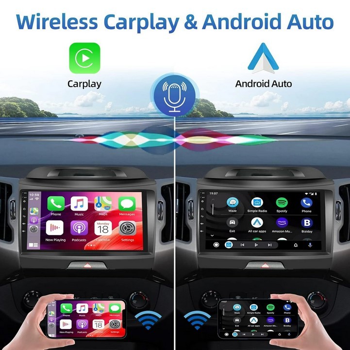 Kia Sportage Android CarPlay Radio 2010-2016 2+64GB Carplay GPS Navi