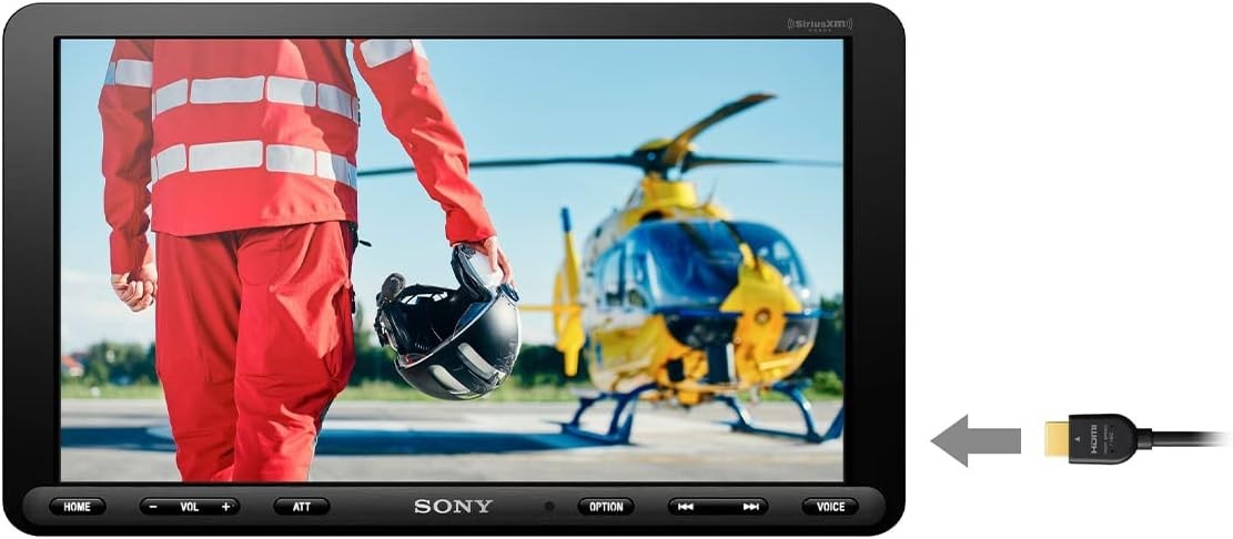 Sony XAV-AX8100 9-inch Floating Multi Media Receiver with Apple Carplay/Android