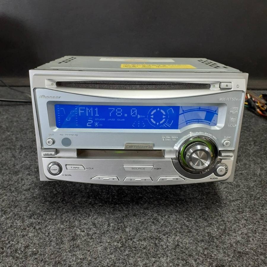 Carrozzeria FH-P055MD 2DIN CD MD Player Car Stereo Head Unit Tested CD Japan