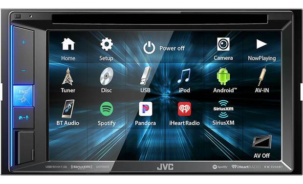 JVC KW-V250BT DVD Receiver 6.2″ Touchscreen KWV250BT