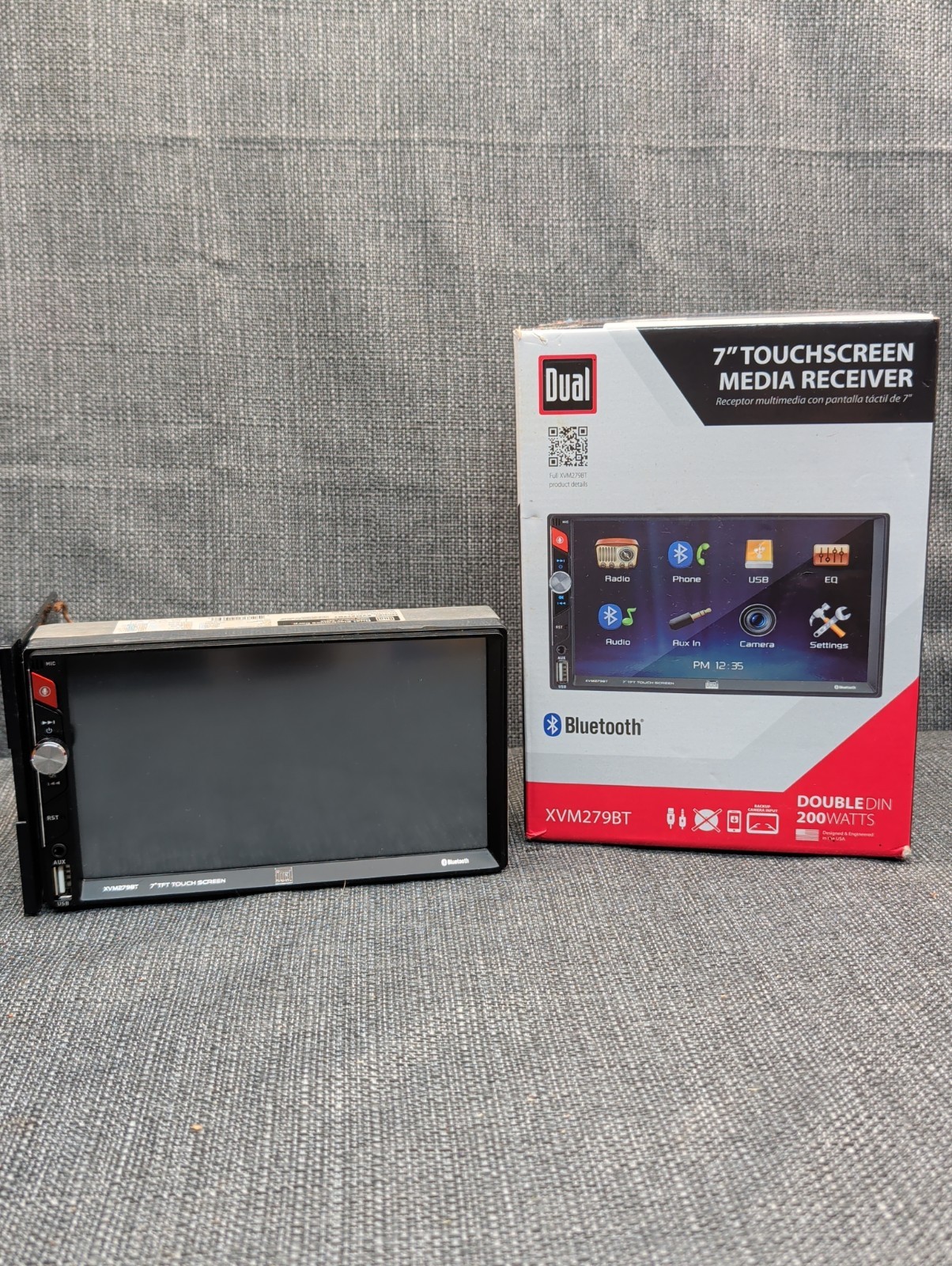 Dual Electronics XVM279BT 7″ Touchscreen Multimedia Receiver Open Box