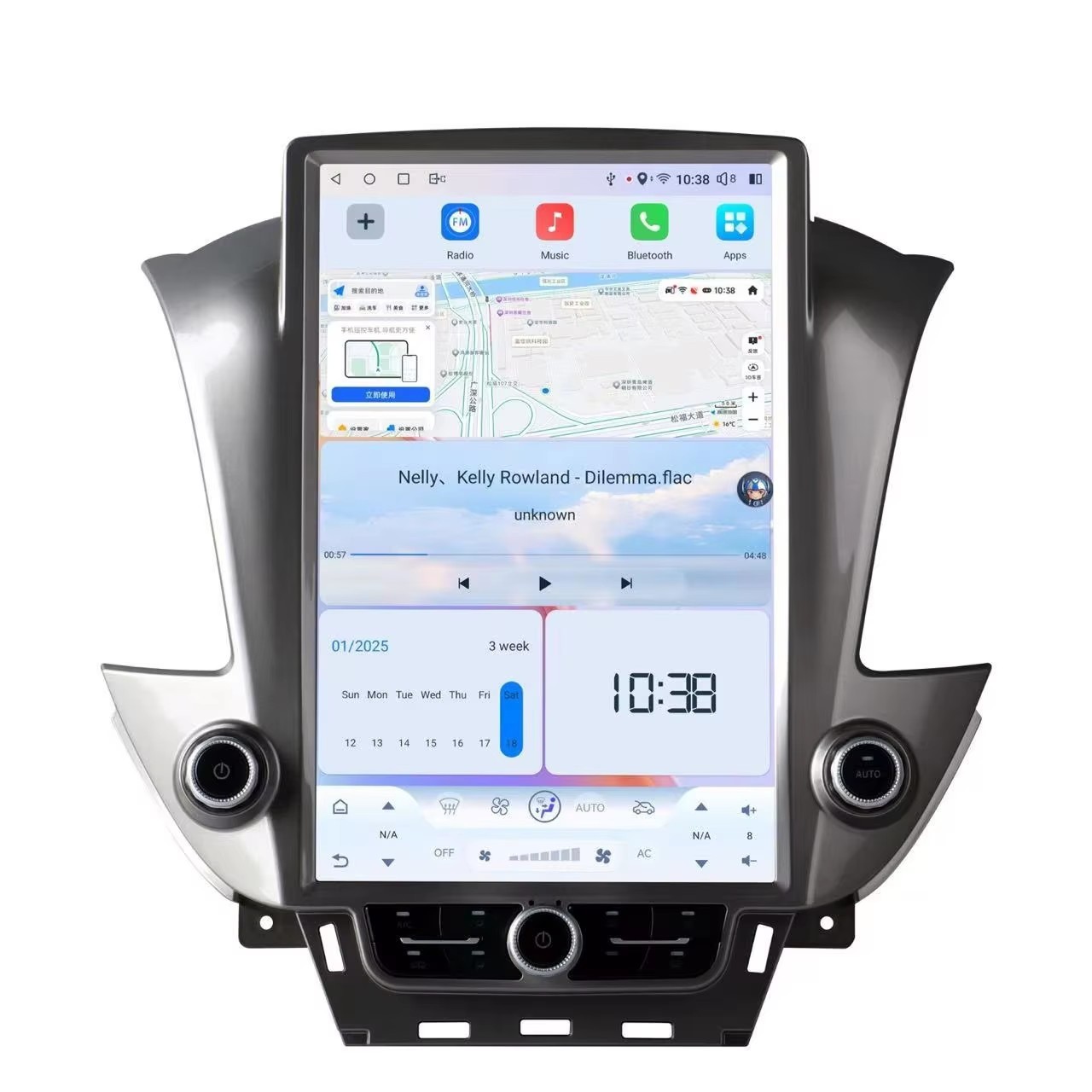 Android Car Radio 2din Stereo For Chevrolet Suburban Tahoe Gmc Yukon 2014-2020