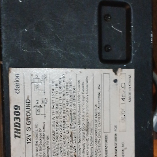 Clarion VZ309 1 DIN In-Dash Head Unit, HD Radio INCLUDES THD309 HD Module