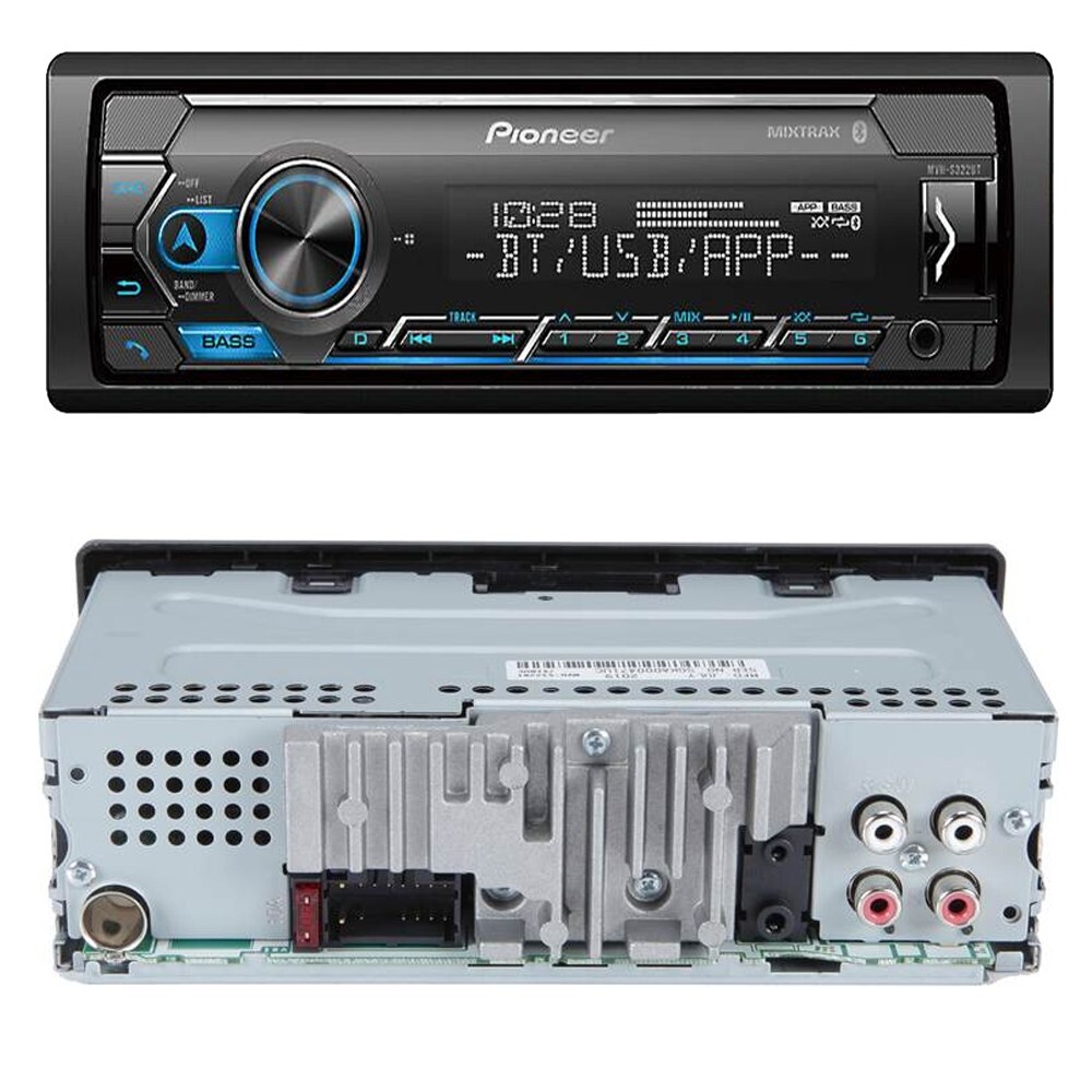 Pioneer Single DIN AM/FM Car Stereo Bluetooth Receiver for 2007-2008 Honda FIT