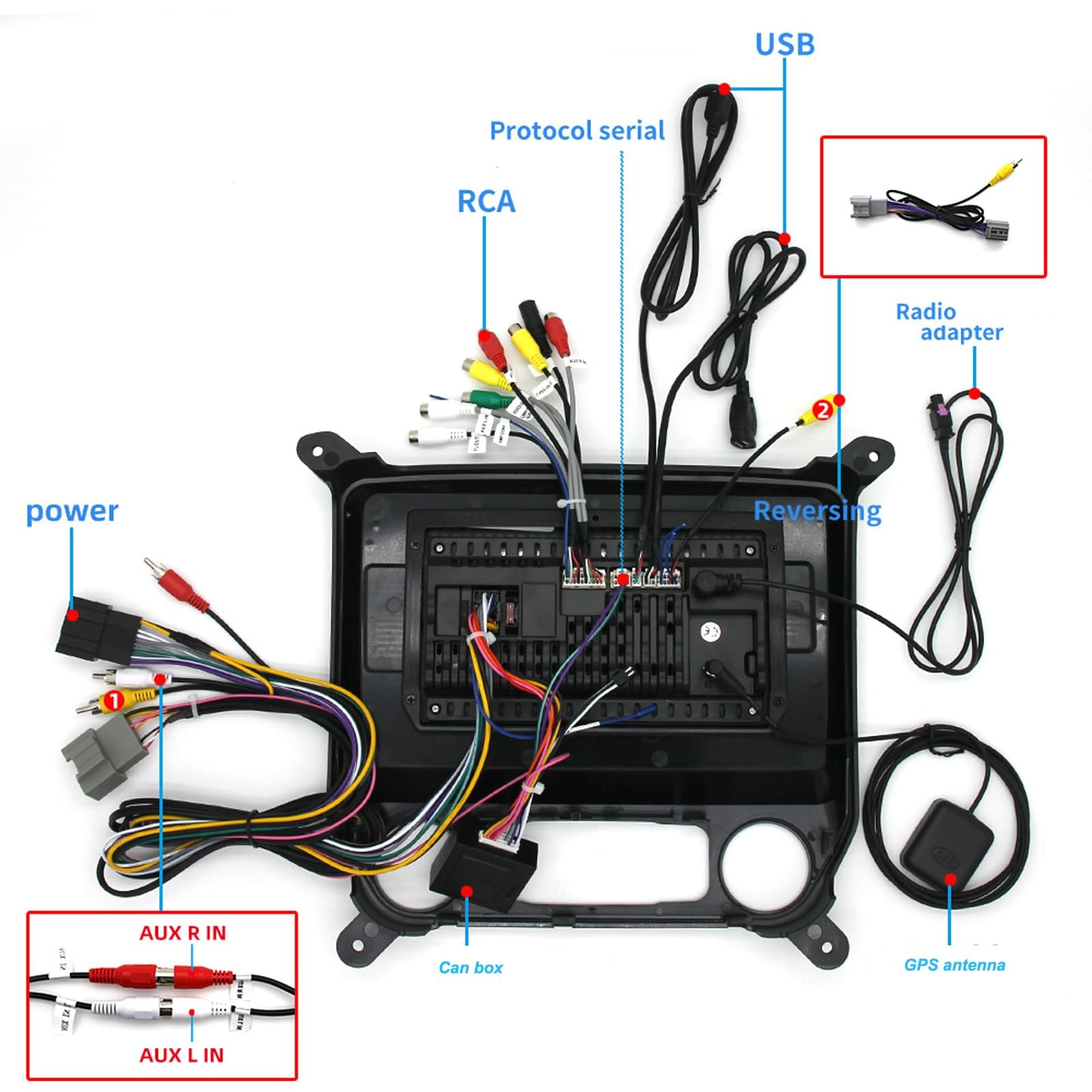 for Chevy Silverado Sierra Radio Upgrade 2014 2015 2016 2017 10.1 inches