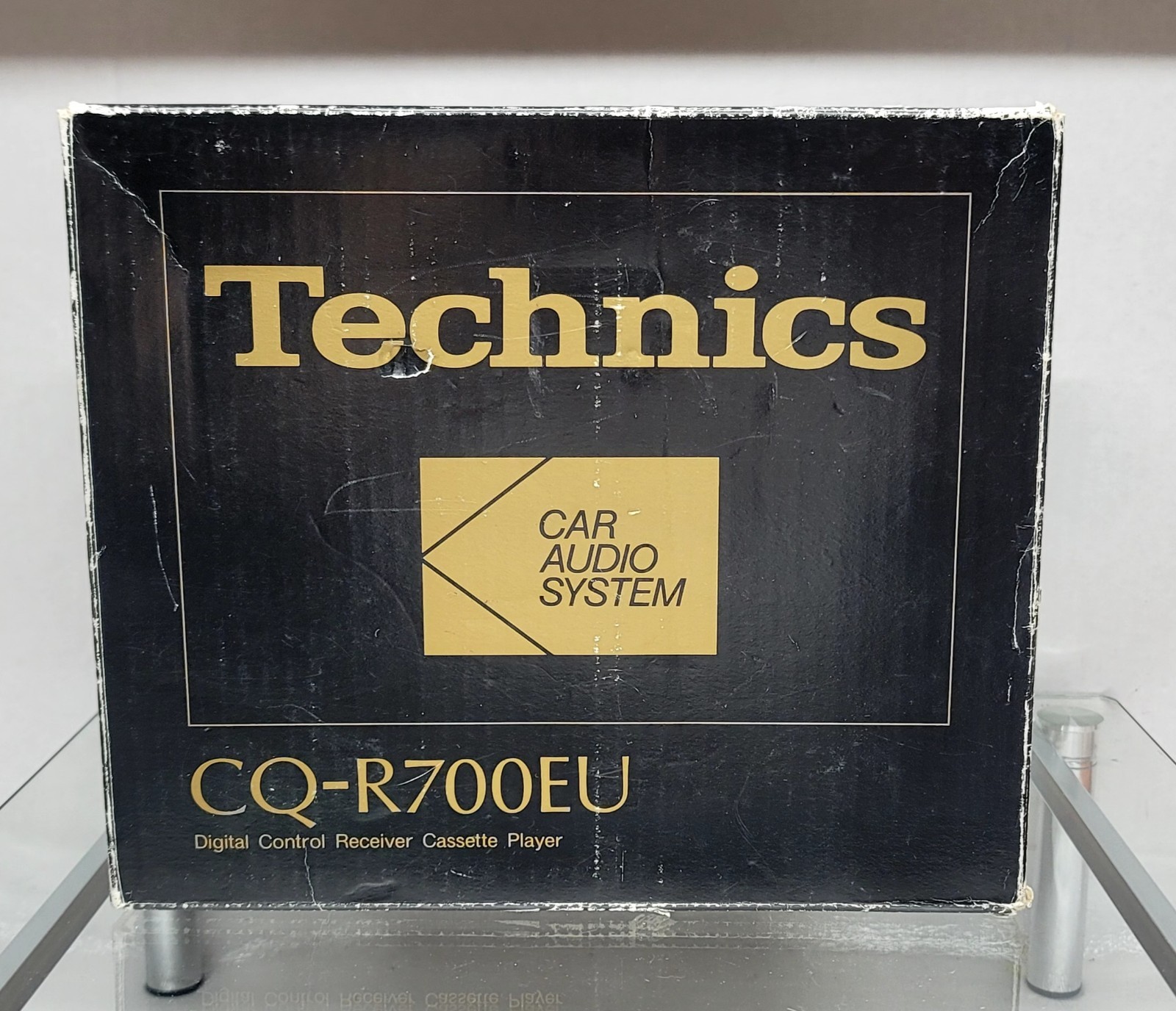 TECHNICS ALPHATUNER Car Stereo Cassette Deck Radio FM-AM CQ-R700EU See video