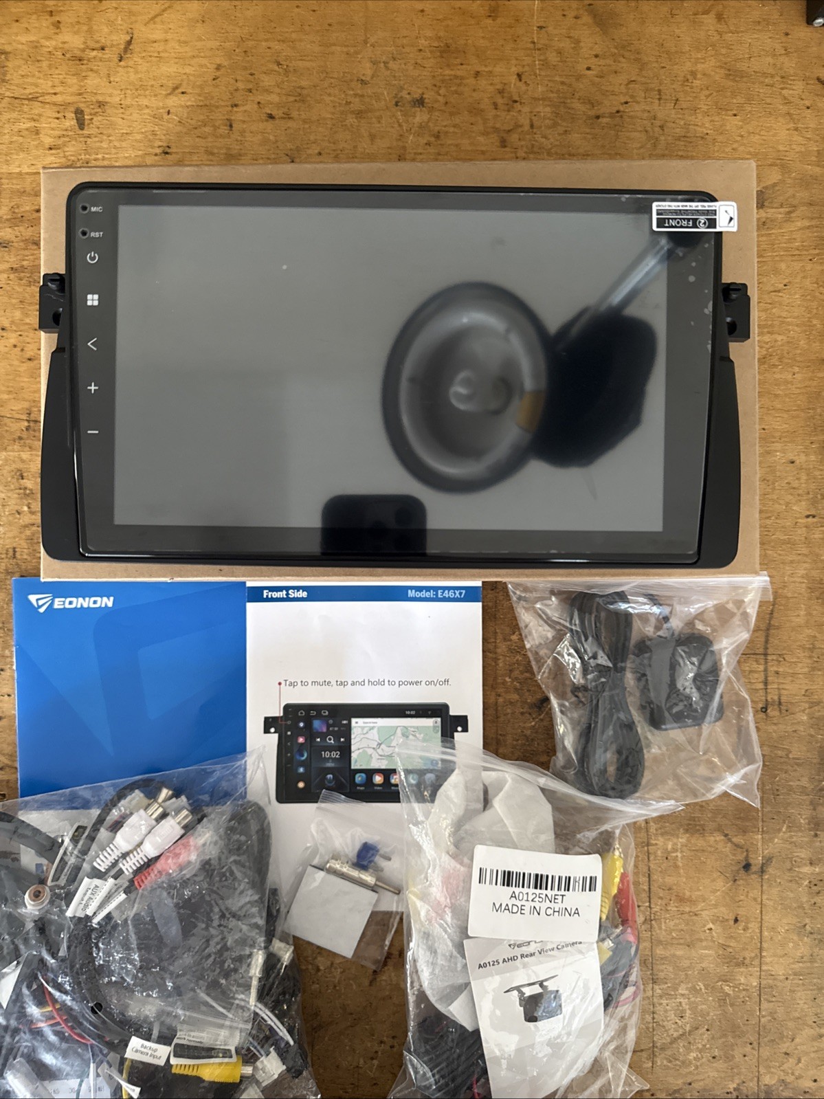 Eonon E46X7 9″ IPS Android 14 Car Stereo Radio GPS Navigation Audio BMW E46