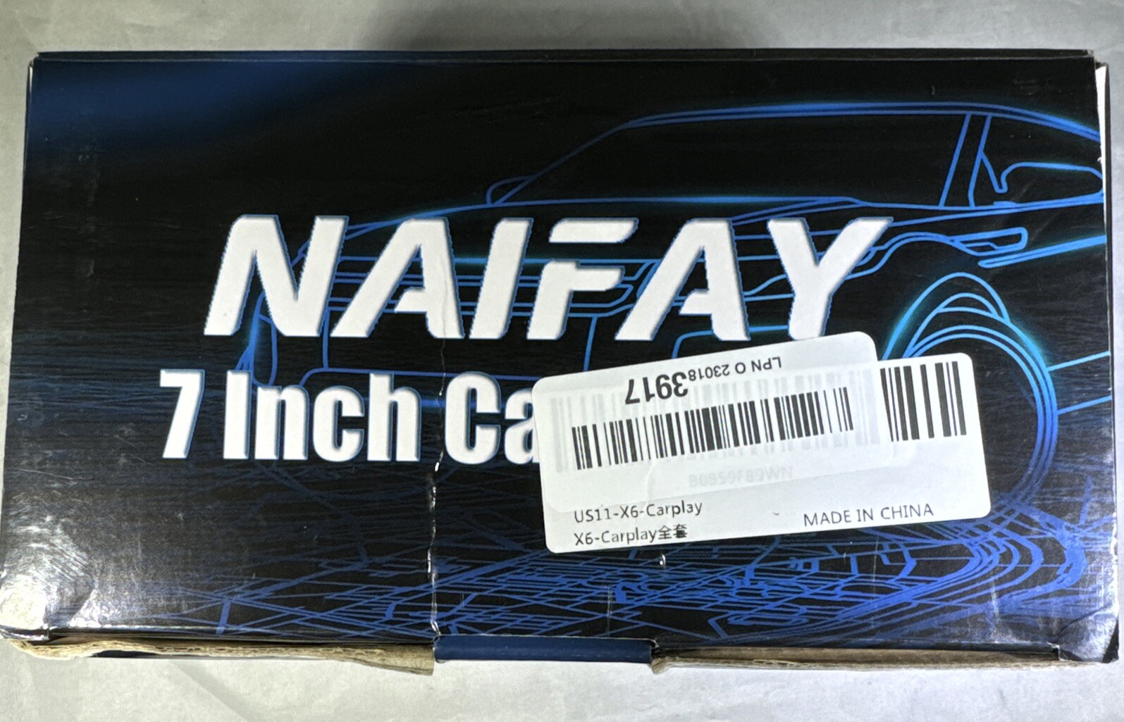 Naifay Flat Screen 7 Inch Stereo System. Comes With Installation Kit