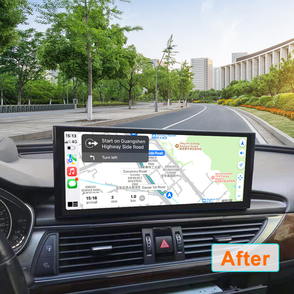 12.3″Car Stereo for Audi A6/A7 2018-2021 Wireless Carplay DSP BT Radio SWC FM/AM