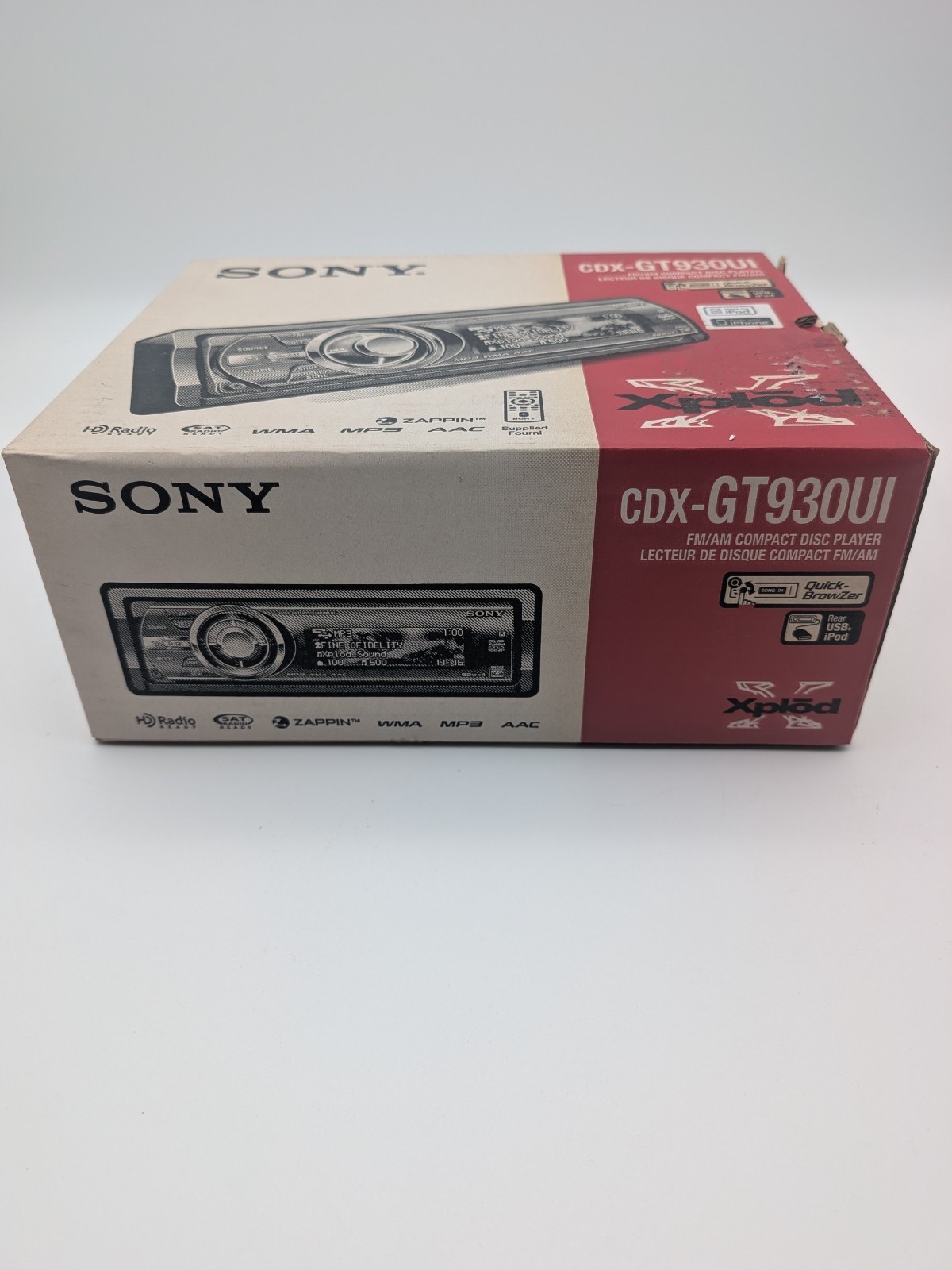 NOS Sony CDX-GT930UI Old School Car Stereo Receiver AM/FM CD Player NEW