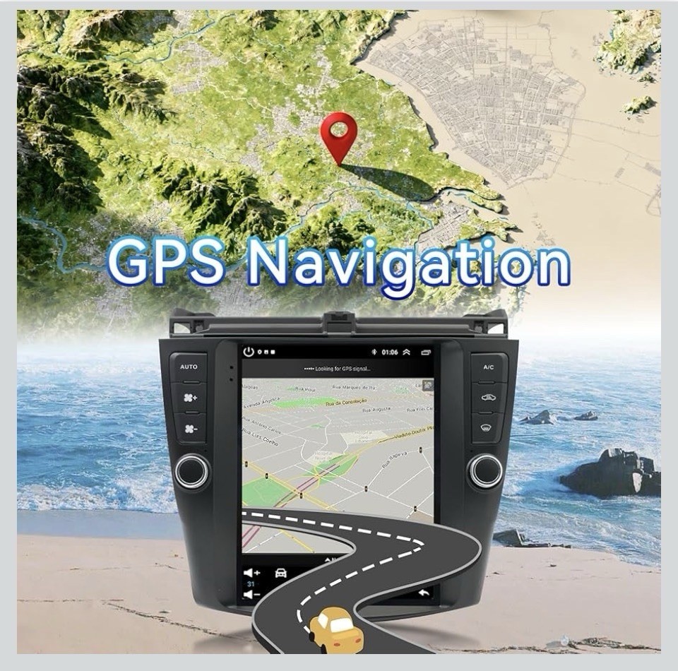 🔥9.7″ Car Stereo Radio Carplay-Honda Accord 2003-2007 Android 13 GPS Nav WIFI