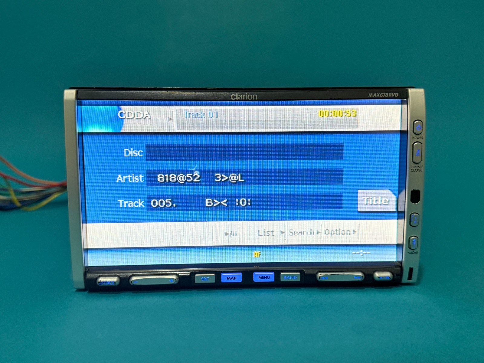 Clarion MAX678RVD Double DIN Car Stereo DVD GPS Navigation Bluetooth Ready Multi
