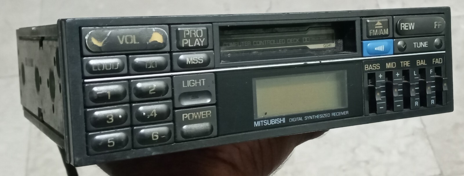Mitsubishi CZ-350H CD-206 – WS Cassette receiver CD classic Old School JDM RARE
