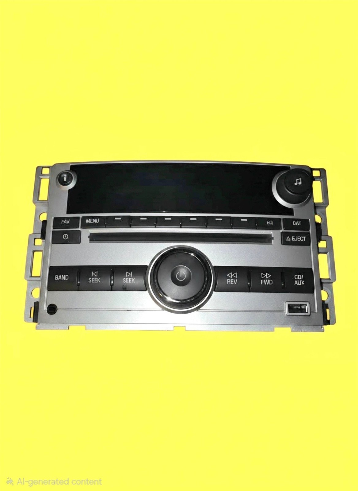 GM Chevrolet Malibu Radio CD Player USB AUX MP3 Part 20940843 Untested