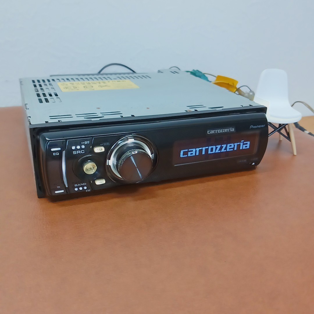 Pioneer Carrozzeria DEH-P730 1DIN Car Audio CD Tuner DSP Tested Fast Shipping
