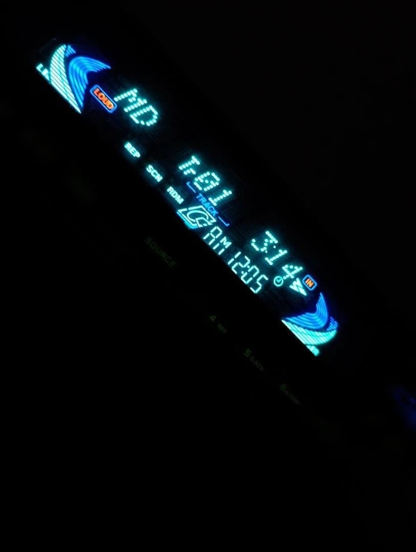 KENWOOD M707 Car Audio MD Player FM AM Tuner 40W x4 Tested Working