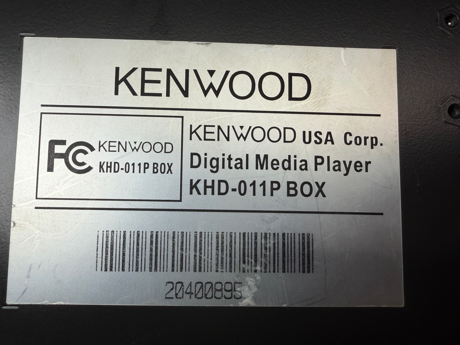 Kenwood KHD-CX910 The Music Keg Digital Media Player Old School Tested Working
