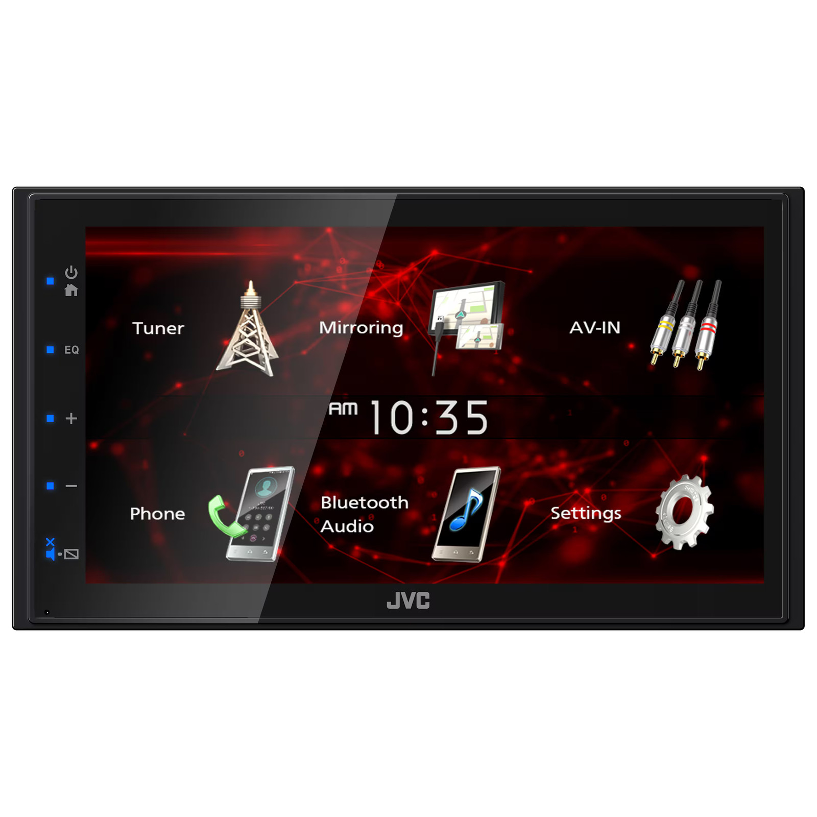 JVC – 6.8″ Bluetooth Digital Media (DM) Receiver with Rear Camera Input and P…