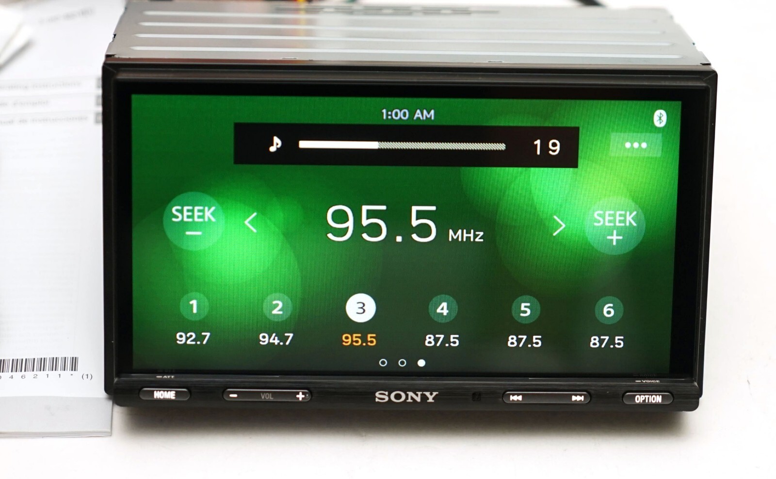 SONY XAV-AX5500 AV Receiver Bluetooth Car Audio Stereo Apple Radio XAVAX5500