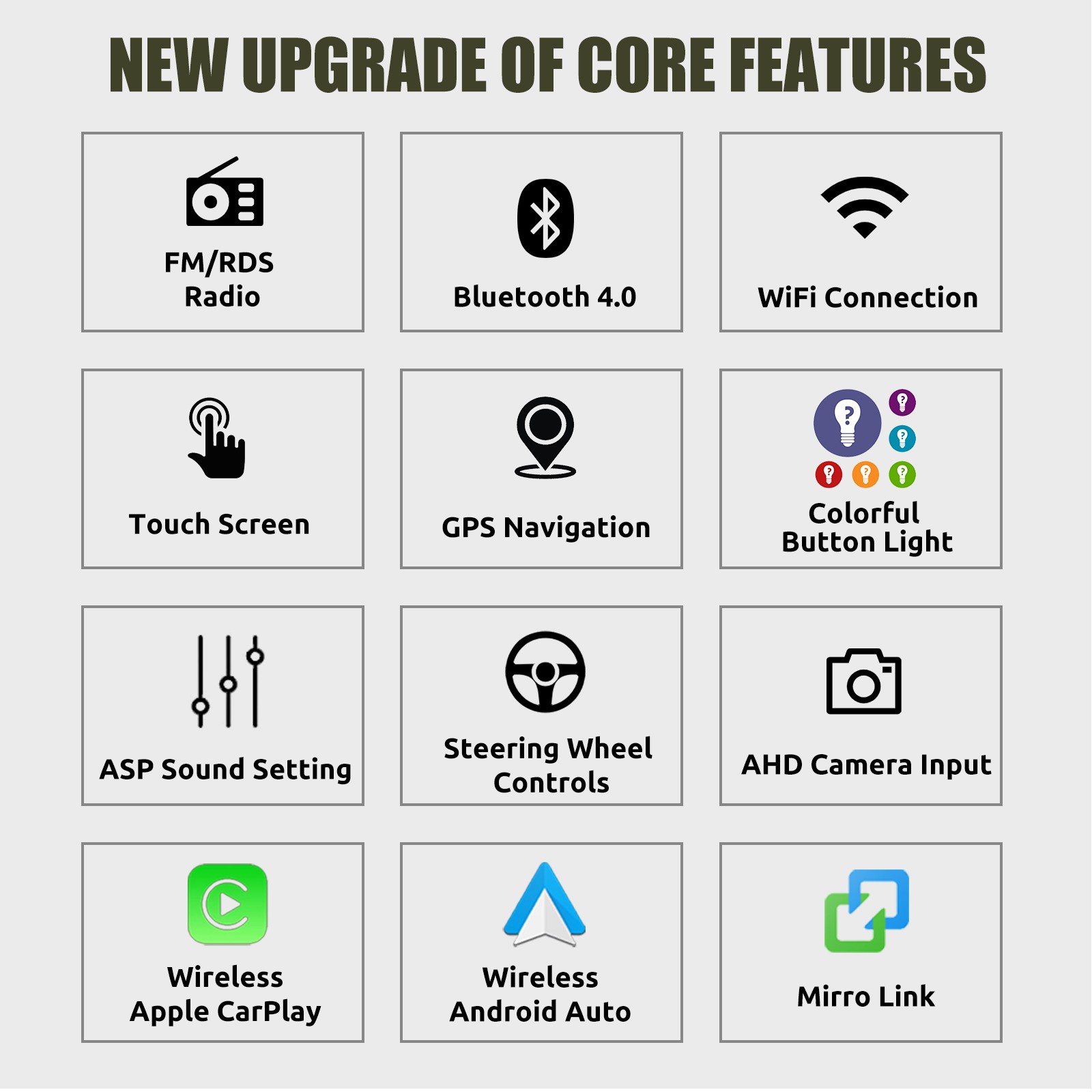 32G For VW GOLF MK5 MK6 9″ Carplay BT Car Stereo Radio GPS Android 14 MP5 Player