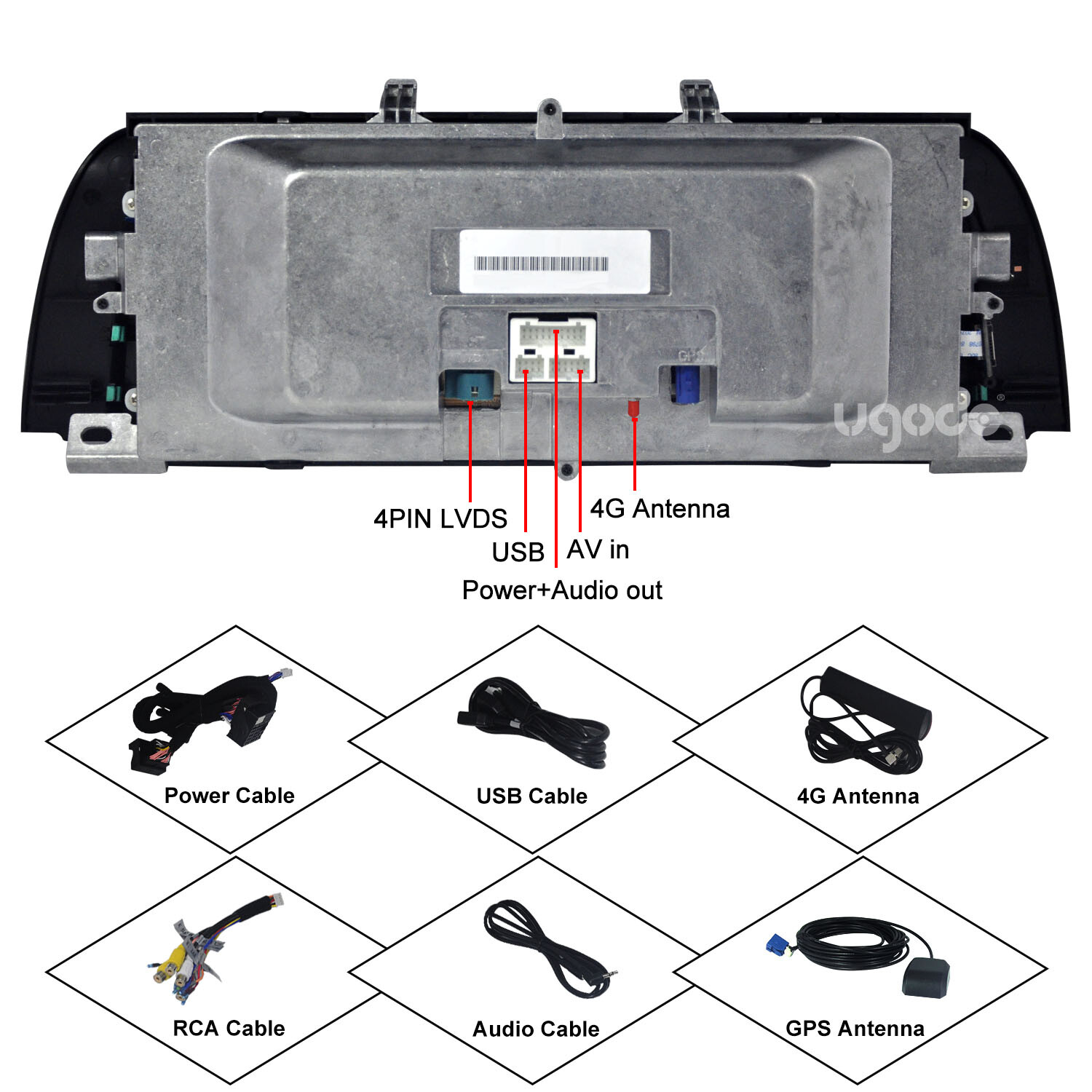 10.25 8+128G Android13 Screen UPGRADE CARPLAY BMW 7 Series F01 F02 2009-2012 CIC