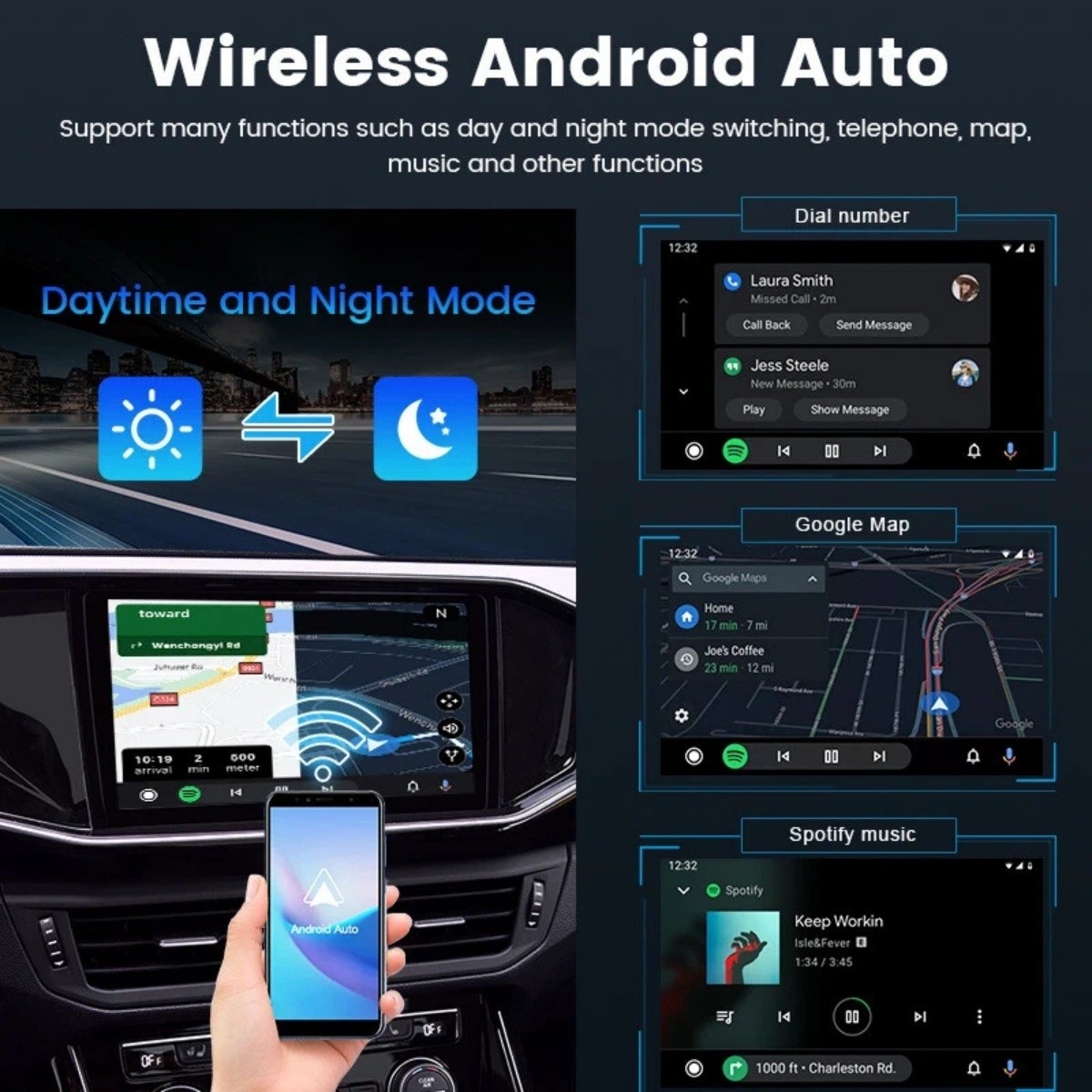 8G+256G Car Radio For Chevrolet Cruze 2009-2014 CarPlay Android 15 Wifi GPS Navi