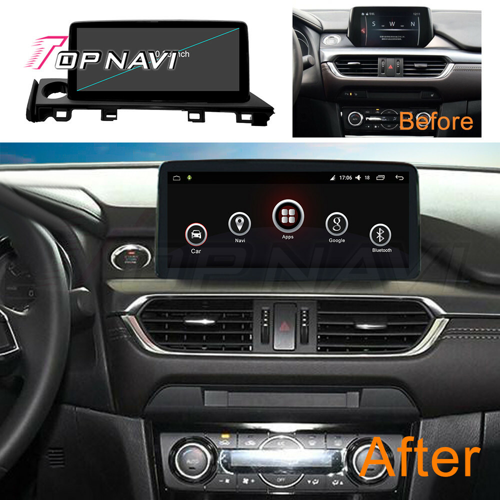 10.25Inch Car GPS Navi for Mazda 6 2016-2018 Stereo Radio 4G BT Androind 14.0