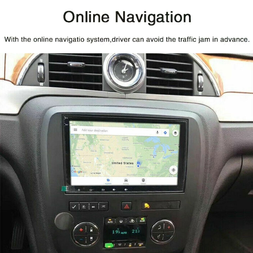 For GMC Yukon Chevy Silverado Double DIN Android 13 8″ Car Stereo Radio GPS Navi
