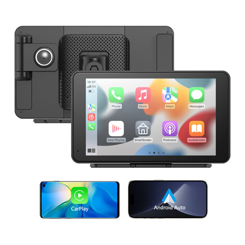 Car MP5 Player Wireless Carplay Android Auto Smart Screen Bluetooth Phone Music