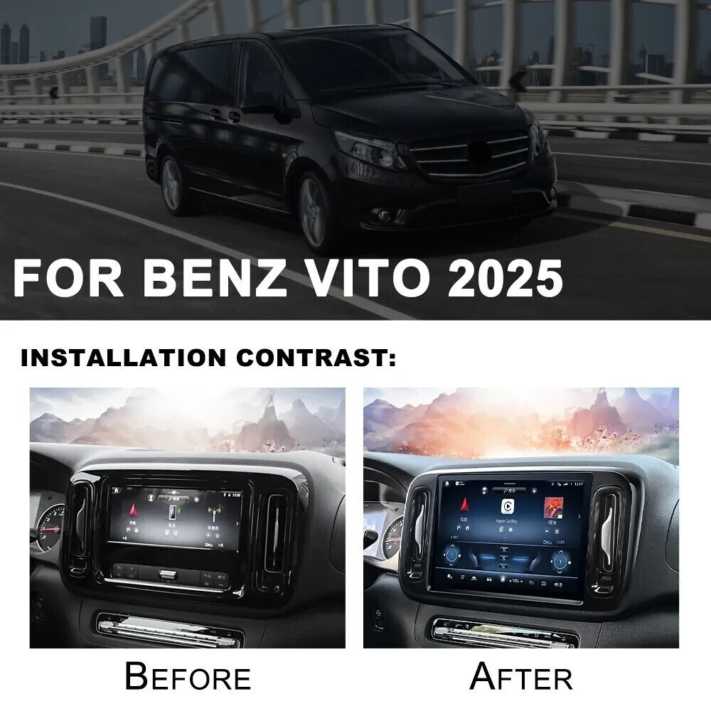 13.3″ 6G+128G Android 13 CarPlay Car Radio GPS For Mercedes Benz Vito Metris