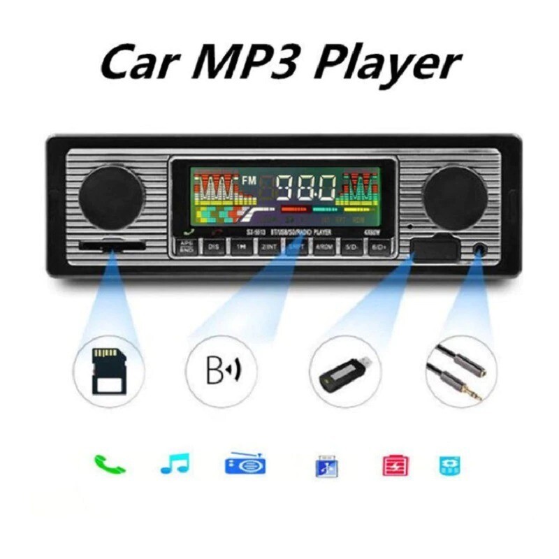 Car MP3 Player Stereo 4-Channel Digital bluetooth USB/SD/FM/WMA/WAV Accessories