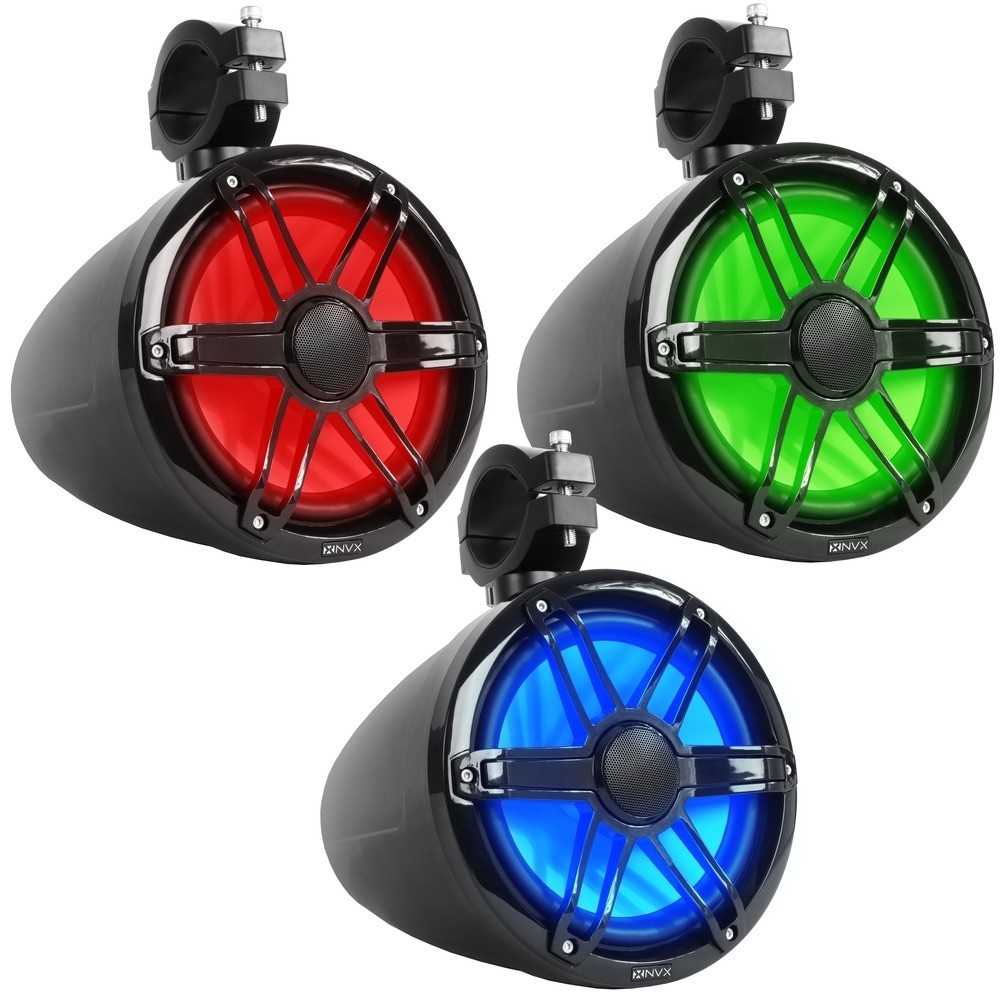NVX VMPS35 & MVTSP8B (x2) Marine Receiver with Bluetooth and Marine Speakers