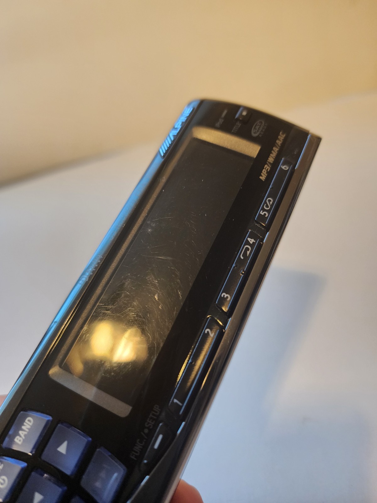 Alpine CDA-9883 CD Player In Dash Receiver Faceplate Only