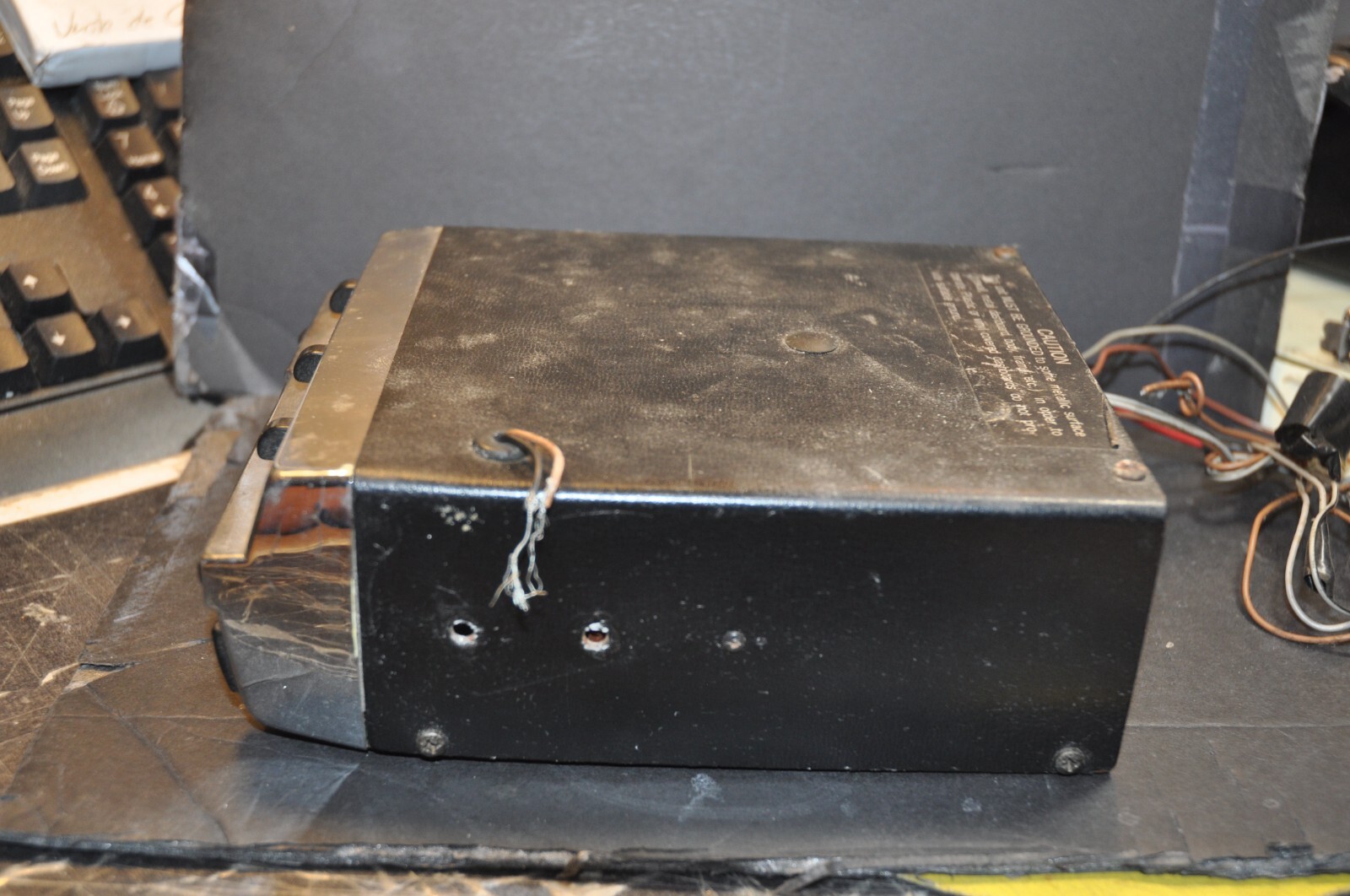 CAR UTO 8-TRACK STEREO TAPE PLAYER Serial 035386 have not been tested