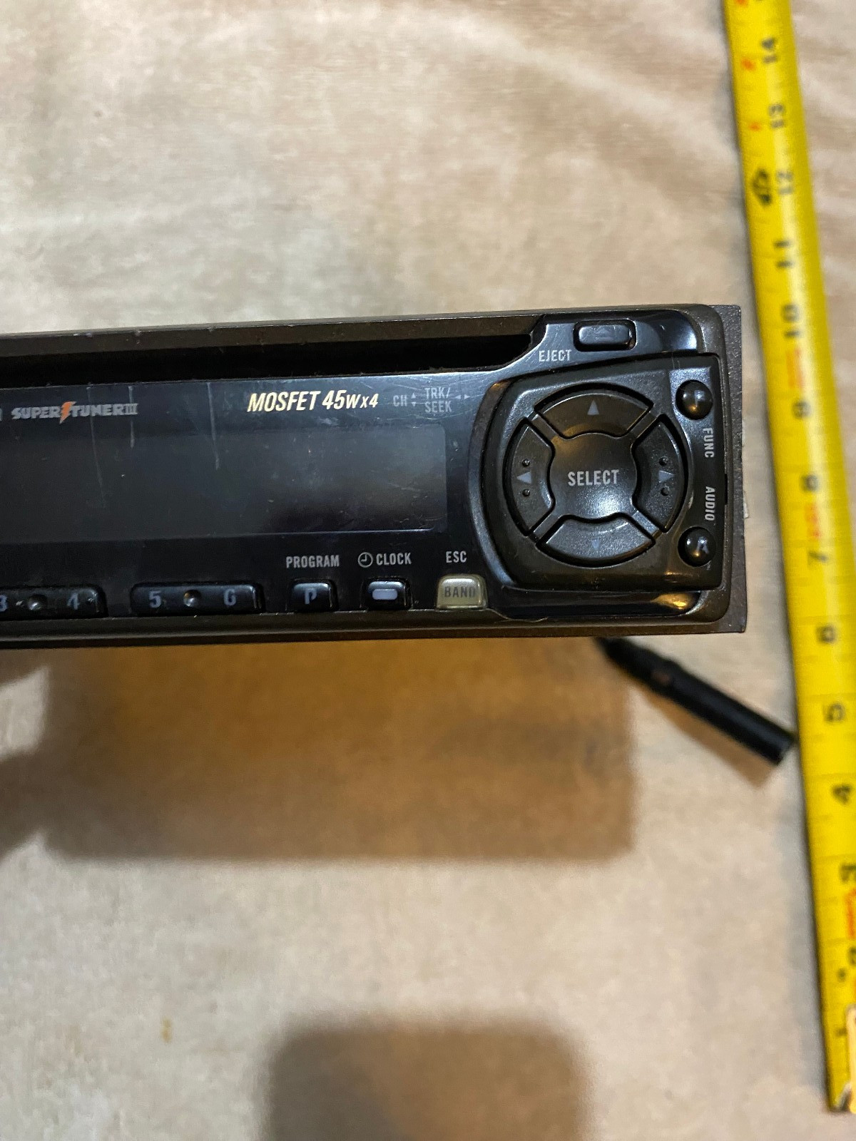 Vintage Pioneer Car Cd Player DEH-1000 Mosfet 45wx4 Untested