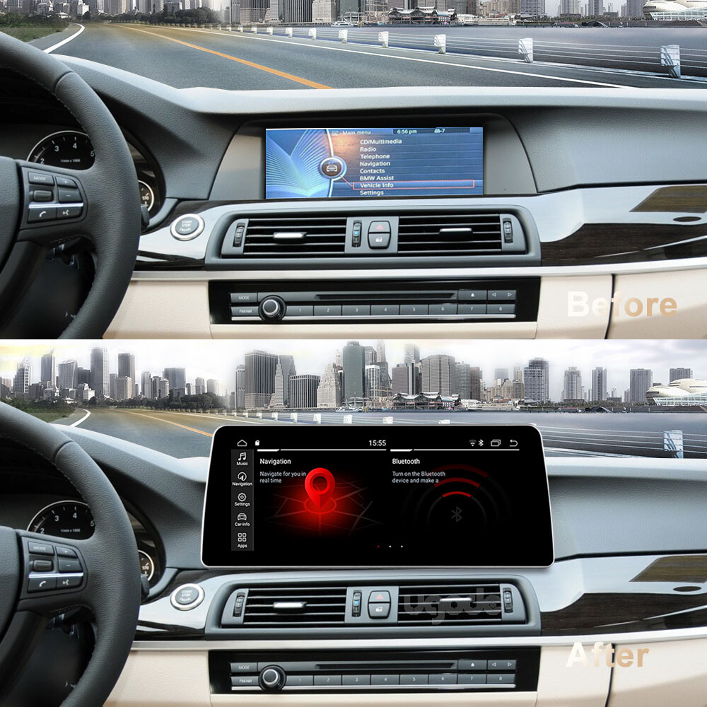 Ugode 12.3inch Android Screen Stereo GPS BMW 5 Series F10/F11 2010-2012 CIC