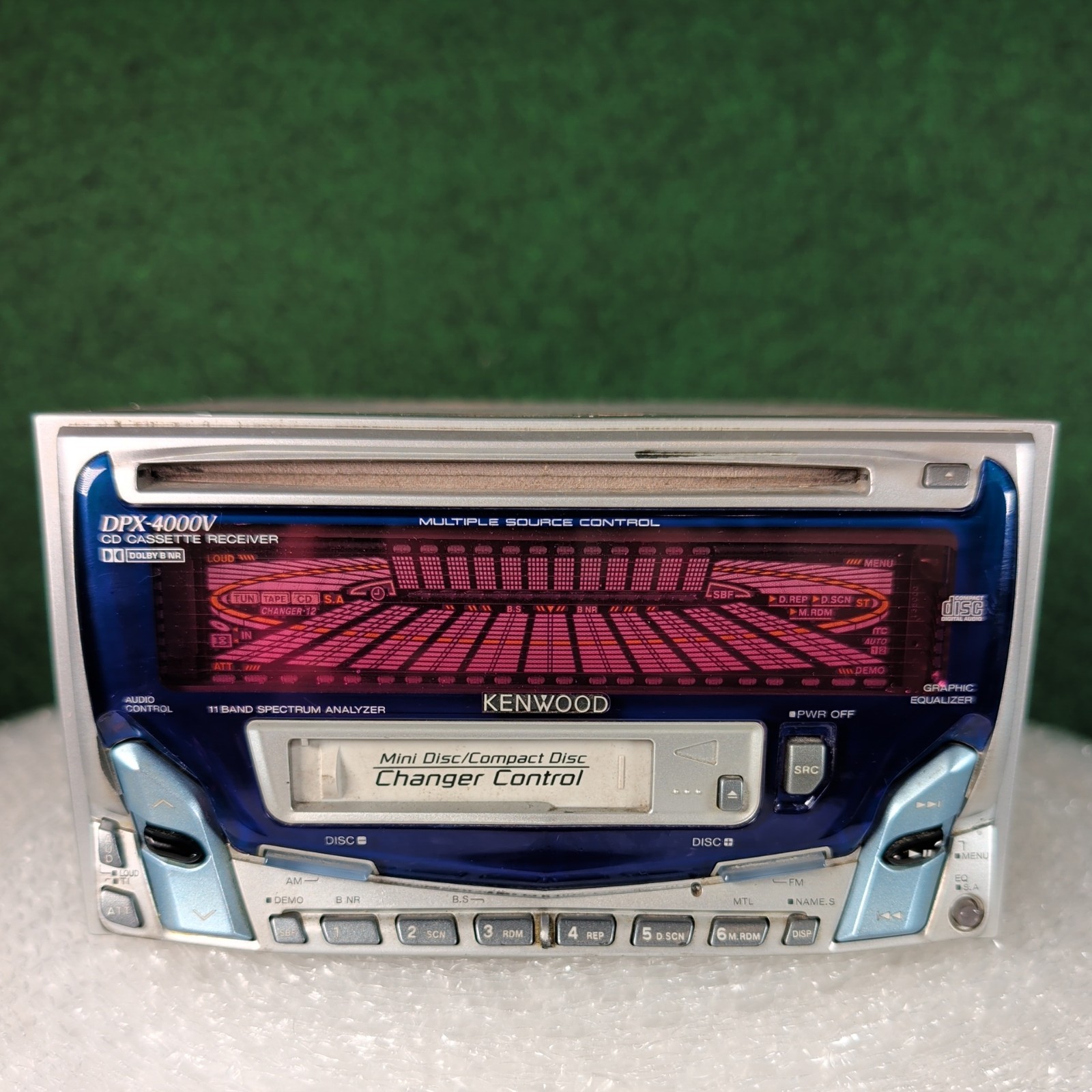 Kenwood DPX-4000 Car Audio 2DIN CD Cassette Player Used Tested JDM
