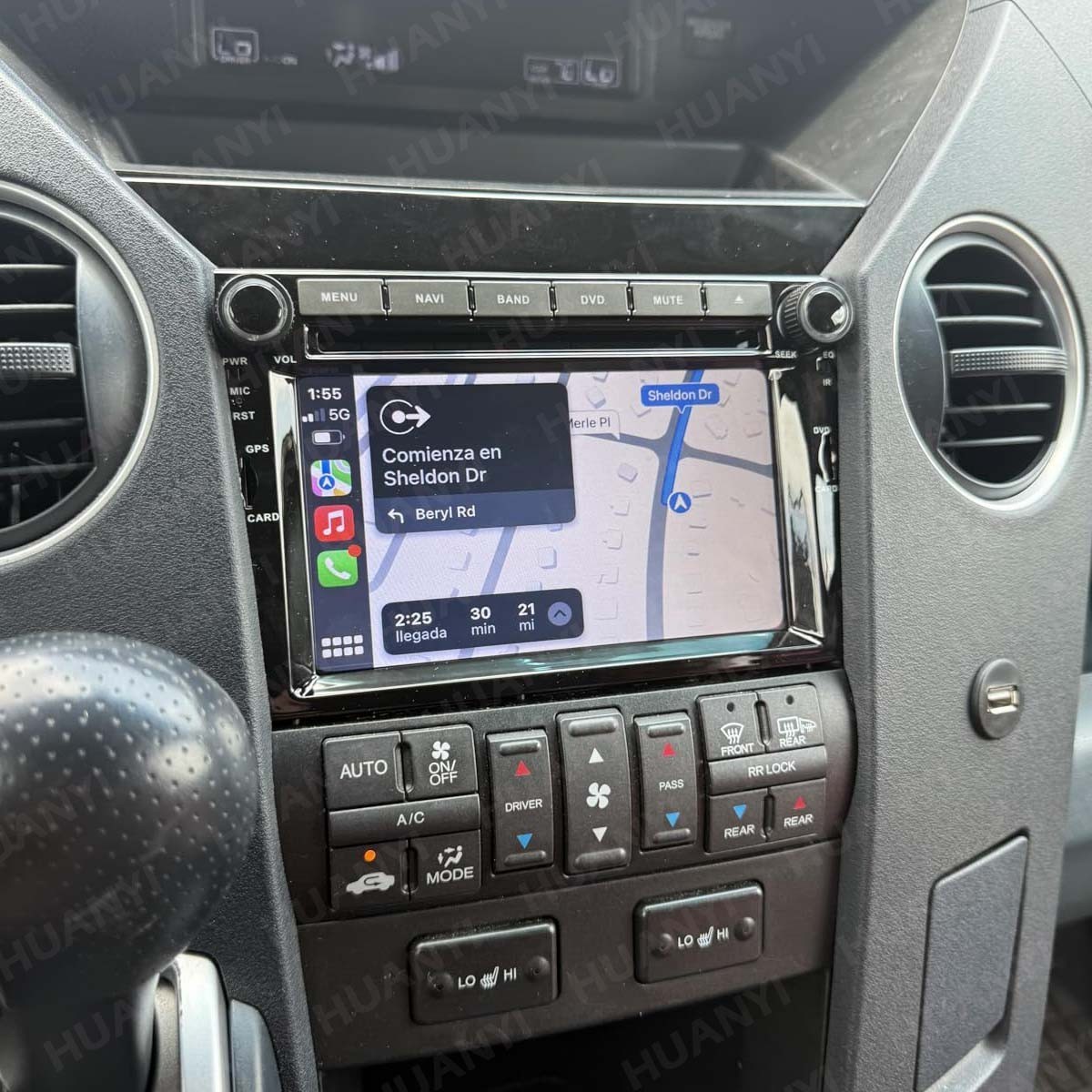 For 2009-2013 Honda Pilot Android 13 Car Stereo Radio Apple Carplay AHD GPS Navi