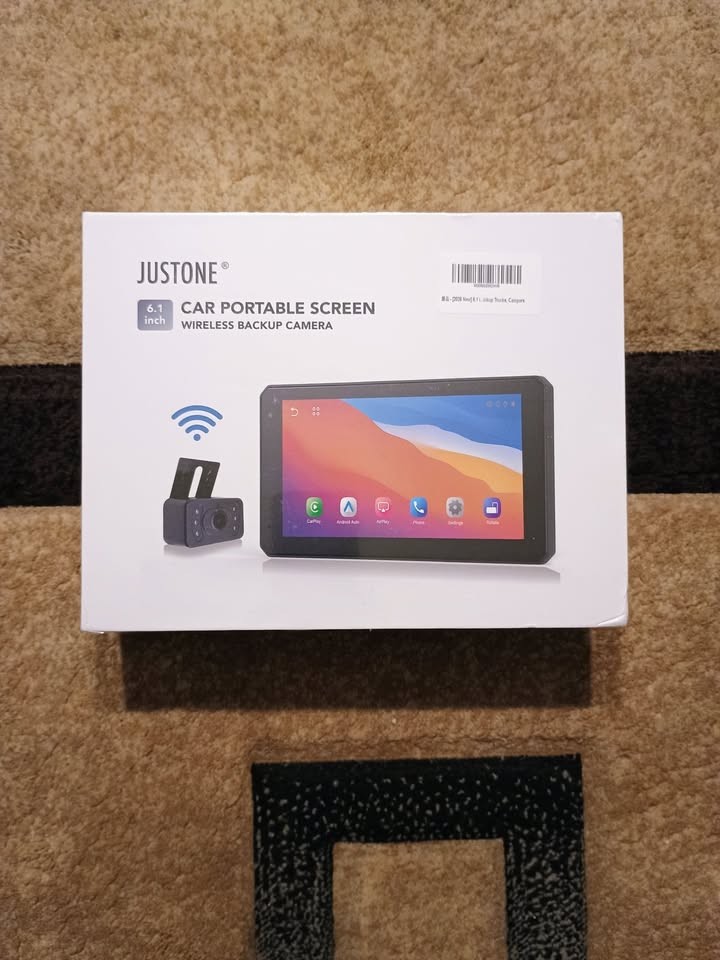 6.1″ Portable Car Screen Wireless CarPlay Android Auto 1080P Backup Camera