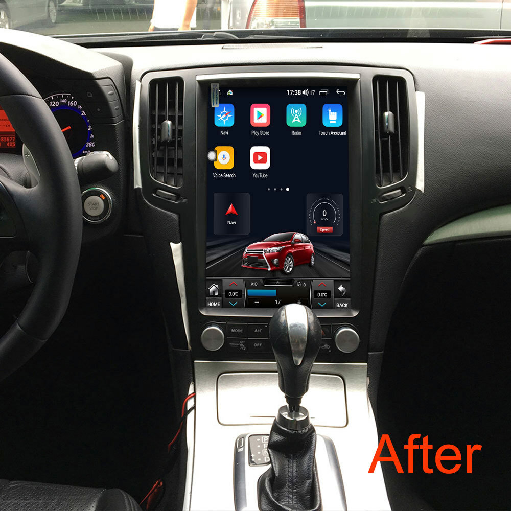 For Infiniti G25 G37 Car Stereo Radio Player GPS Android FM Touch Screen 6+128G