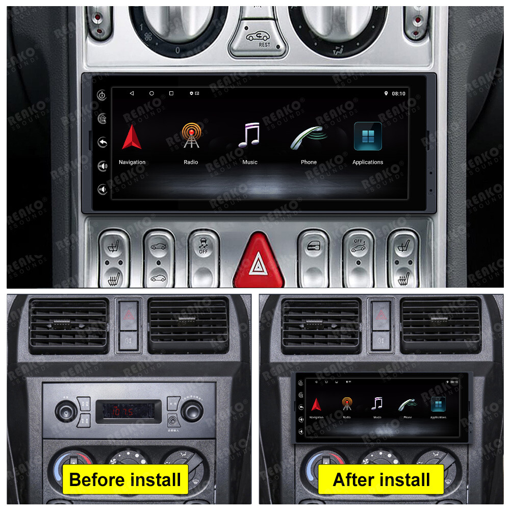 Andriod 12.0 1Din GPS CarPlay Wifi 2+32G Car Radio Stereo Touch Screen Bluetooth