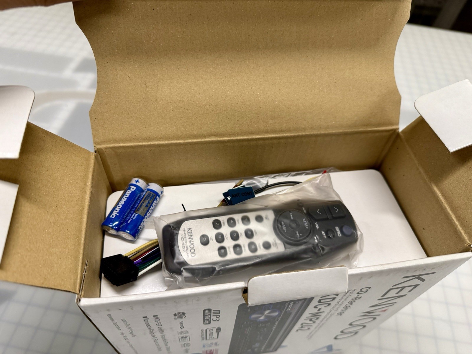 Kenwood AM FM Radio MP3 Player CD Satellite BT Ready Receiver KDC-MP242