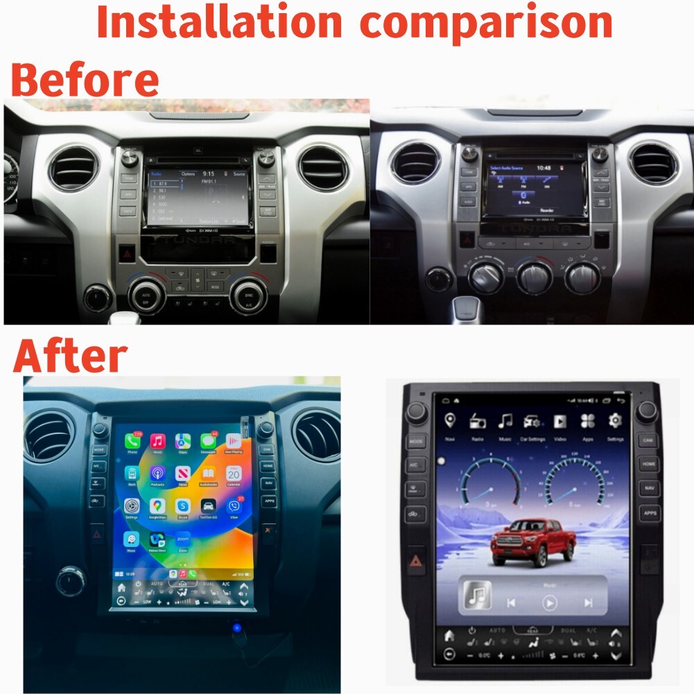 1″For Toyota Tundra 2014-2021 Car radio Player GPS Navigation Stereo 8G+128G