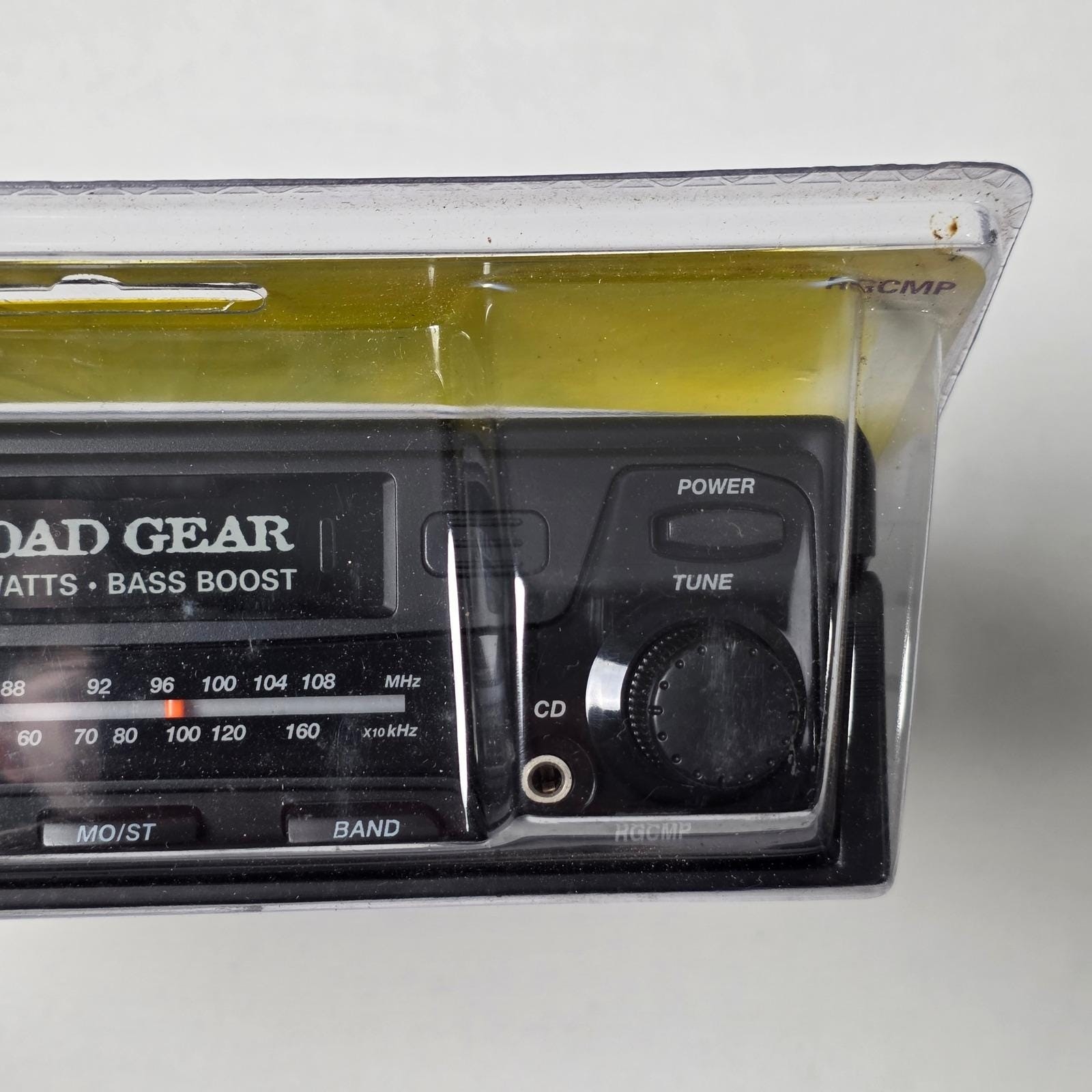 Road Gear RGCMP Car Stereo Receiver 30W AM/FM Cassette Bass Boost Black Vintage