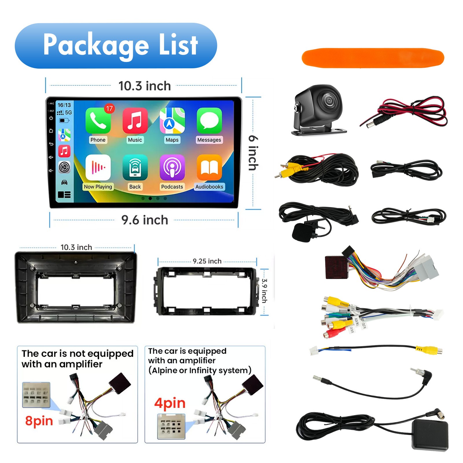 For Jeep Wrangler JK 2007-2017 10″ Car Radio Android Auto Stereo DSP GPS Navi