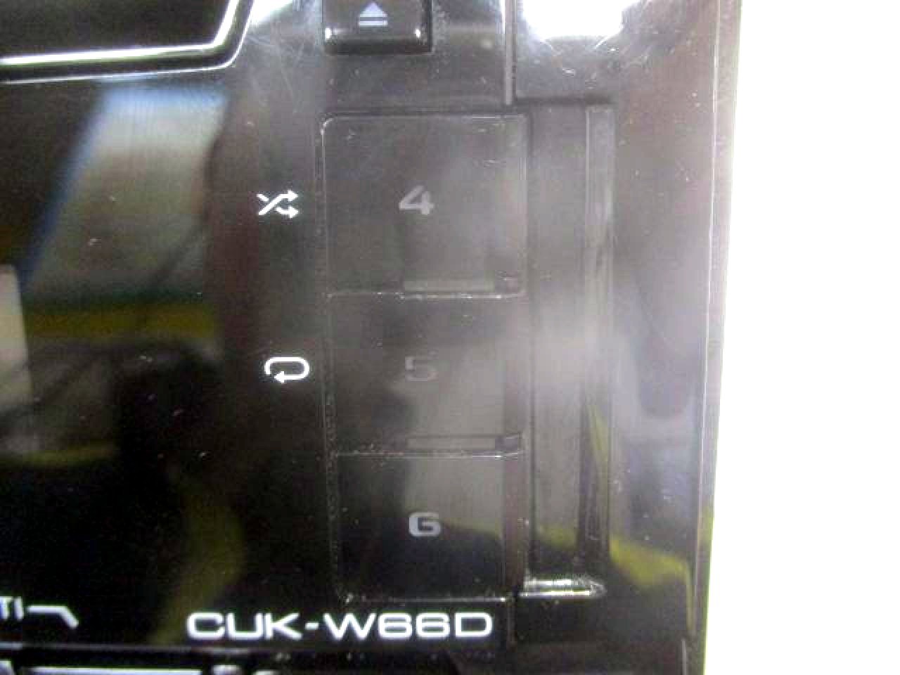 Kenwood CUK-W66D Car Stereo Receiver Tested Working w/ Manual