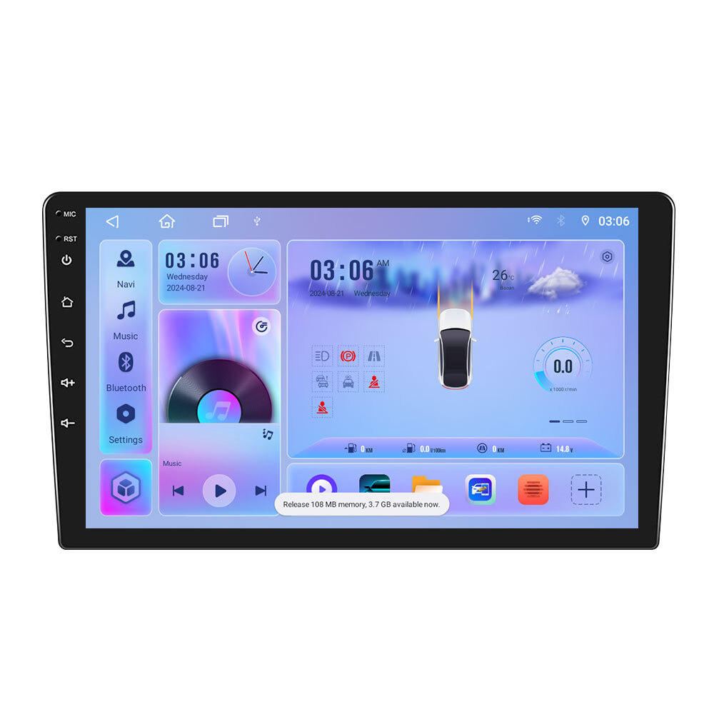 Universal 9″10.1″Car Video Player GPS Navi Touchscreen Wireless Carplay RDS DSP