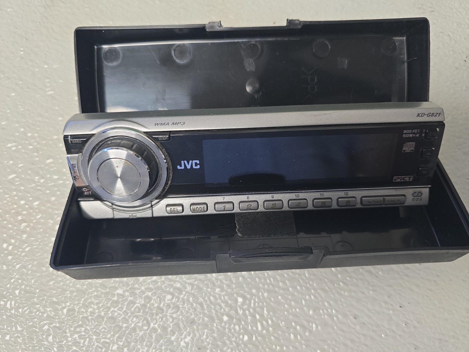 JVC KD-G821 Car Stereo Deck Faceplate Head Unit WMA MP3 MOS-FET 50WX4 RDS